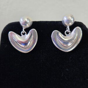 Sterling silver drop earrings